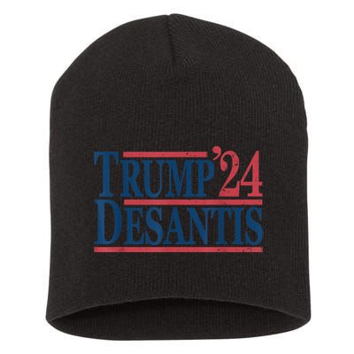 Vintage Donald Trump Ron DeSantis 2024 Short Acrylic Beanie