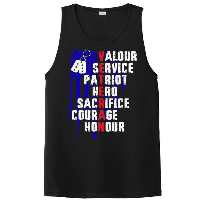 Veterans Day thank you veterans  PosiCharge Competitor Tank