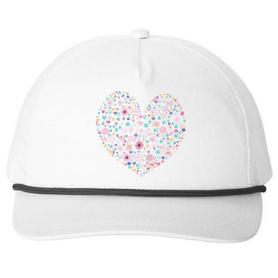 Valentines Day Tee Magic Floral Heart Cute Vgiftday Love Couple Great Gift Snapback Five-Panel Rope Hat