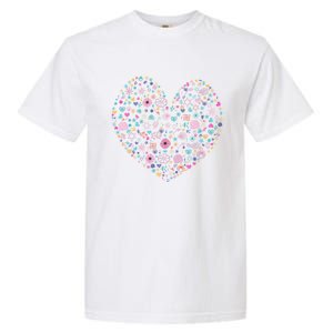 Valentines Day Tee Magic Floral Heart Cute Vgiftday Love Couple Great Gift Garment-Dyed Heavyweight T-Shirt