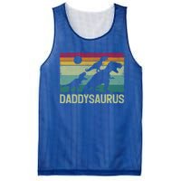 Vintage Daddysaurus Trex Dinosaur Daddy FatherS Day Gift Mesh Reversible Basketball Jersey Tank