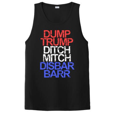 Vintage Dump Trump Ditch Mitch Disbar Barr Anti Trump PosiCharge Competitor Tank