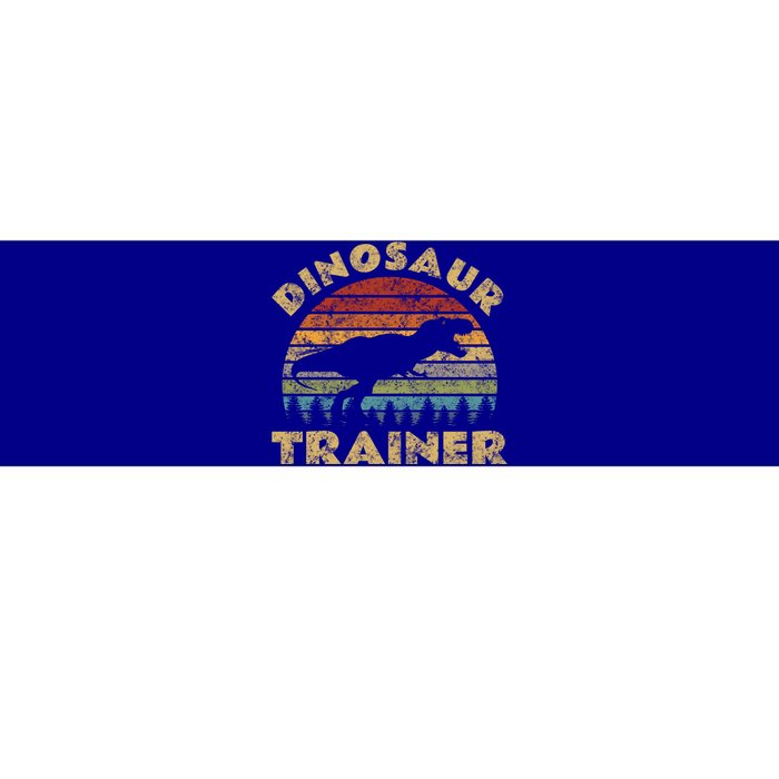 Vintage Dinosaur Trainer Halloween Costume Retro Sunset Dino Cool Gift Bumper Sticker