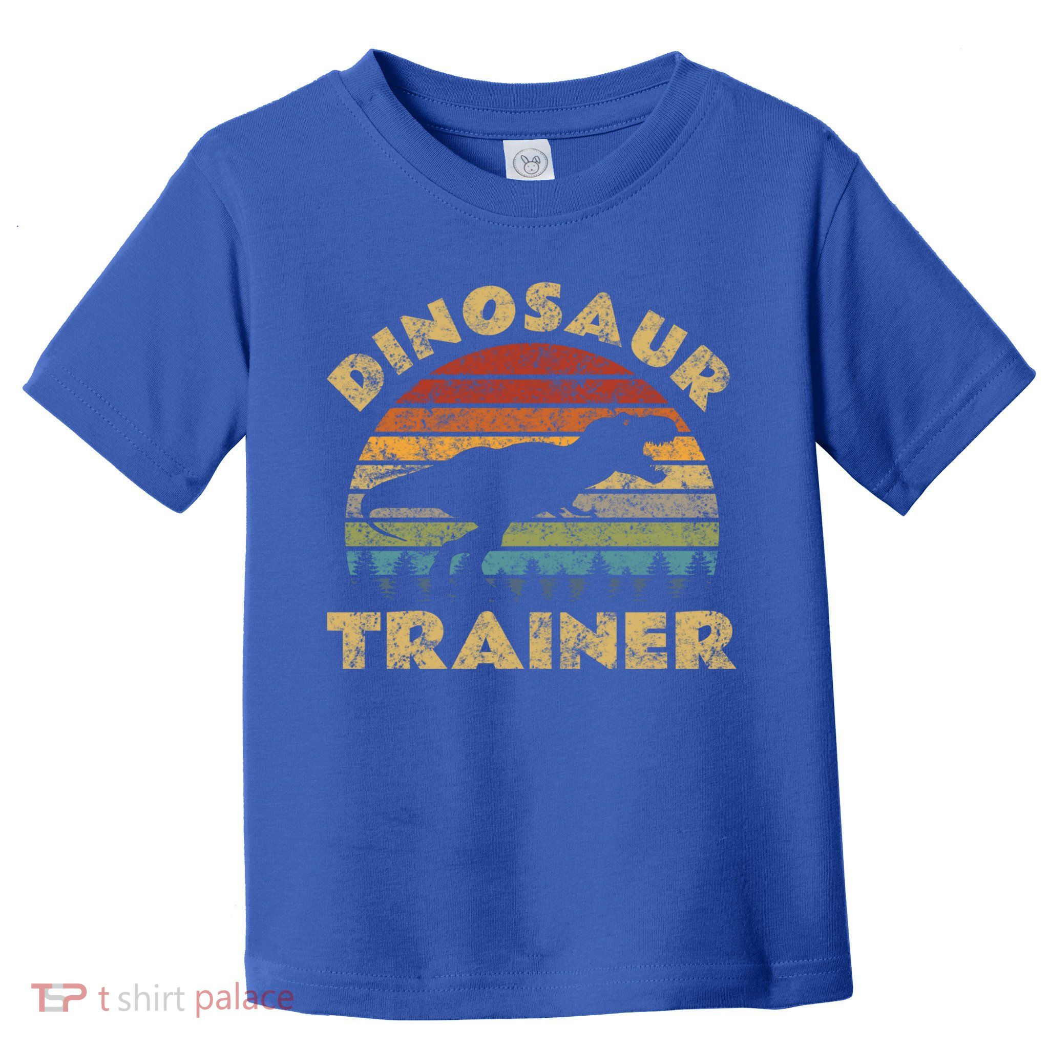 Vintage Dinosaur Trainer Halloween Costume Retro Sunset Dino Cool Gift Toddler T-Shirt