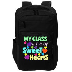 Valentines Day Teacher I Love My Sweet Students Impact Tech Backpack