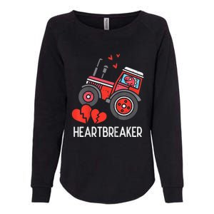 Valentines Day Tractor Heartbreaker Truck Womens California Wash Sweatshirt