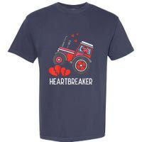 Valentines Day Tractor Heartbreaker Truck Garment-Dyed Heavyweight T-Shirt