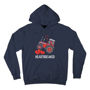 Valentines Day Tractor Heartbreaker Truck Hoodie