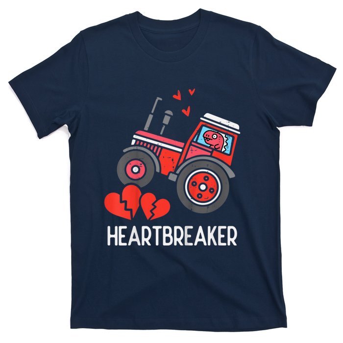 Valentines Day Tractor Heartbreaker Truck T-Shirt