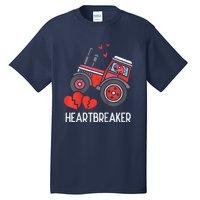 Valentines Day Tractor Heartbreaker Truck Tall T-Shirt