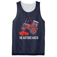 Valentines Day Tractor Heartbreaker Truck Mesh Reversible Basketball Jersey Tank