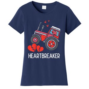 Valentines Day Tractor Heartbreaker Truck Women's T-Shirt