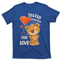 Valentines Day Teddy Bear With Heart Balloon For Her Cute Gift T-Shirt