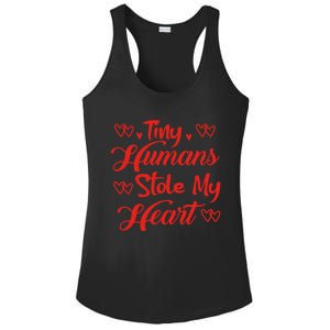 Valentines Day Teacher's Day Cute Preschool Eletary Heart Gift Ladies PosiCharge Competitor Racerback Tank