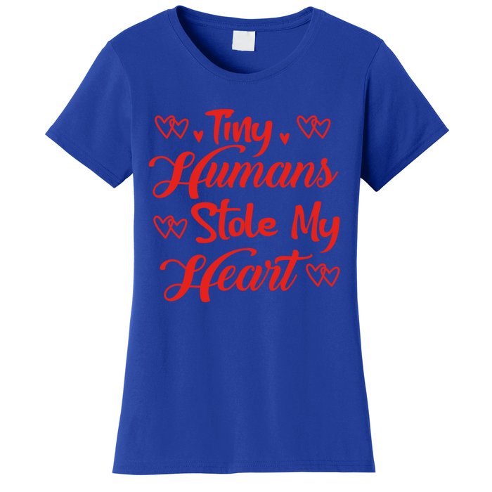 Valentines Day Teacher's Day Cute Preschool Eletary Heart Gift Women's T-Shirt