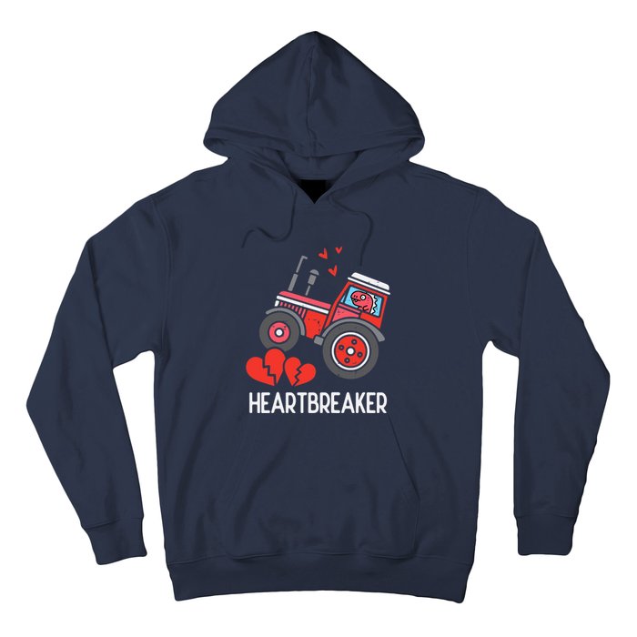 Valentines Day Tractor Heartbreaker Truck Hoodie