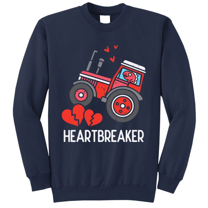 Valentines Day Tractor Heartbreaker Truck Sweatshirt