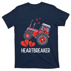 Valentines Day Tractor Heartbreaker Truck T-Shirt