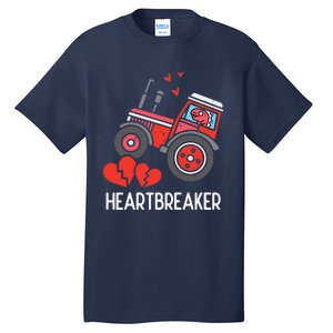 Valentines Day Tractor Heartbreaker Truck Tall T-Shirt