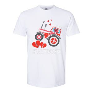 Valentines Day Tractor Heartbreaker Truck Softstyle CVC T-Shirt