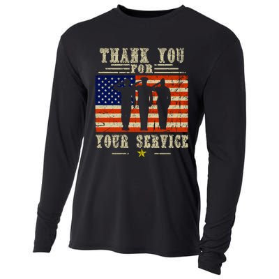 Veterans Day Thank You For Your Service Cooling Performance Long Sleeve Crew