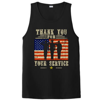 Veterans Day Thank You For Your Service PosiCharge Competitor Tank