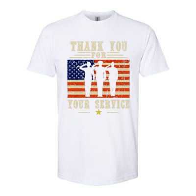 Veterans Day Thank You For Your Service Softstyle CVC T-Shirt