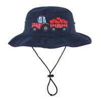 Valentines Day Tractor Truck Hearts Farm Legacy Cool Fit Booney Bucket Hat