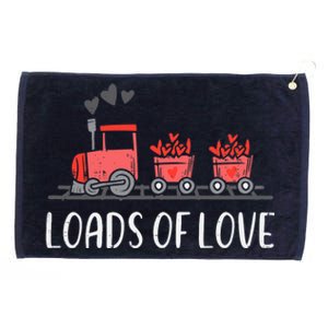 Valentines Day Train Loads Of Love Choo Grommeted Golf Towel