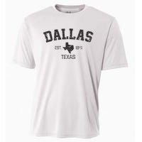 Vintage Dallas Texas Est. 1841 Souvenir Cooling Performance Crew T-Shirt