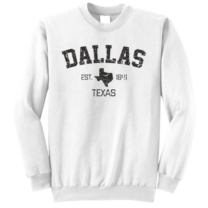 Vintage Dallas Texas Est. 1841 Souvenir Sweatshirt