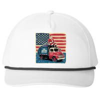 Vintage Donald Trump Xmas Truck Make Christmas Great Again Snapback Five-Panel Rope Hat