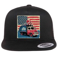 Vintage Donald Trump Xmas Truck Make Christmas Great Again Flat Bill Trucker Hat