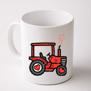 Valentines Day Tractor Truck Cute Farm Boy Toddlers Coffee Mug