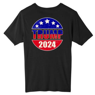 Vintage Donald Trump 2024 Front And Back Crest Tall Fusion ChromaSoft Performance T-Shirt