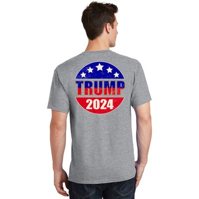 Vintage Donald Trump 2024 Front And Back Crest T-Shirt