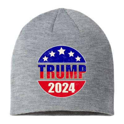 Vintage Donald Trump 2024 Front And Back Crest Sustainable Beanie