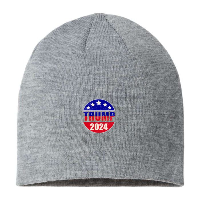 Vintage Donald Trump 2024 Front And Back Crest Sustainable Beanie