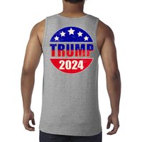 Vintage Donald Trump 2024 Front And Back Crest Tank Top