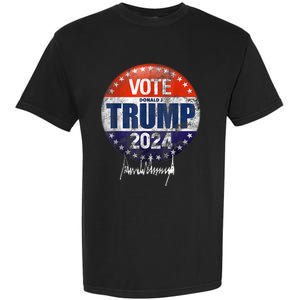 Vote Donald Trump For President 2024 America Back Garment-Dyed Heavyweight T-Shirt