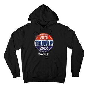 Vote Donald Trump For President 2024 America Back Hoodie