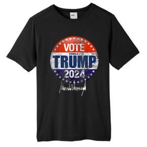 Vote Donald Trump For President 2024 America Back Tall Fusion ChromaSoft Performance T-Shirt