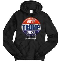 Vote Donald Trump For President 2024 America Back Tie Dye Hoodie