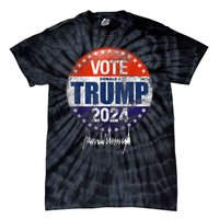 Vote Donald Trump For President 2024 America Back Tie-Dye T-Shirt