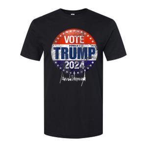 Vote Donald Trump For President 2024 America Back Softstyle CVC T-Shirt