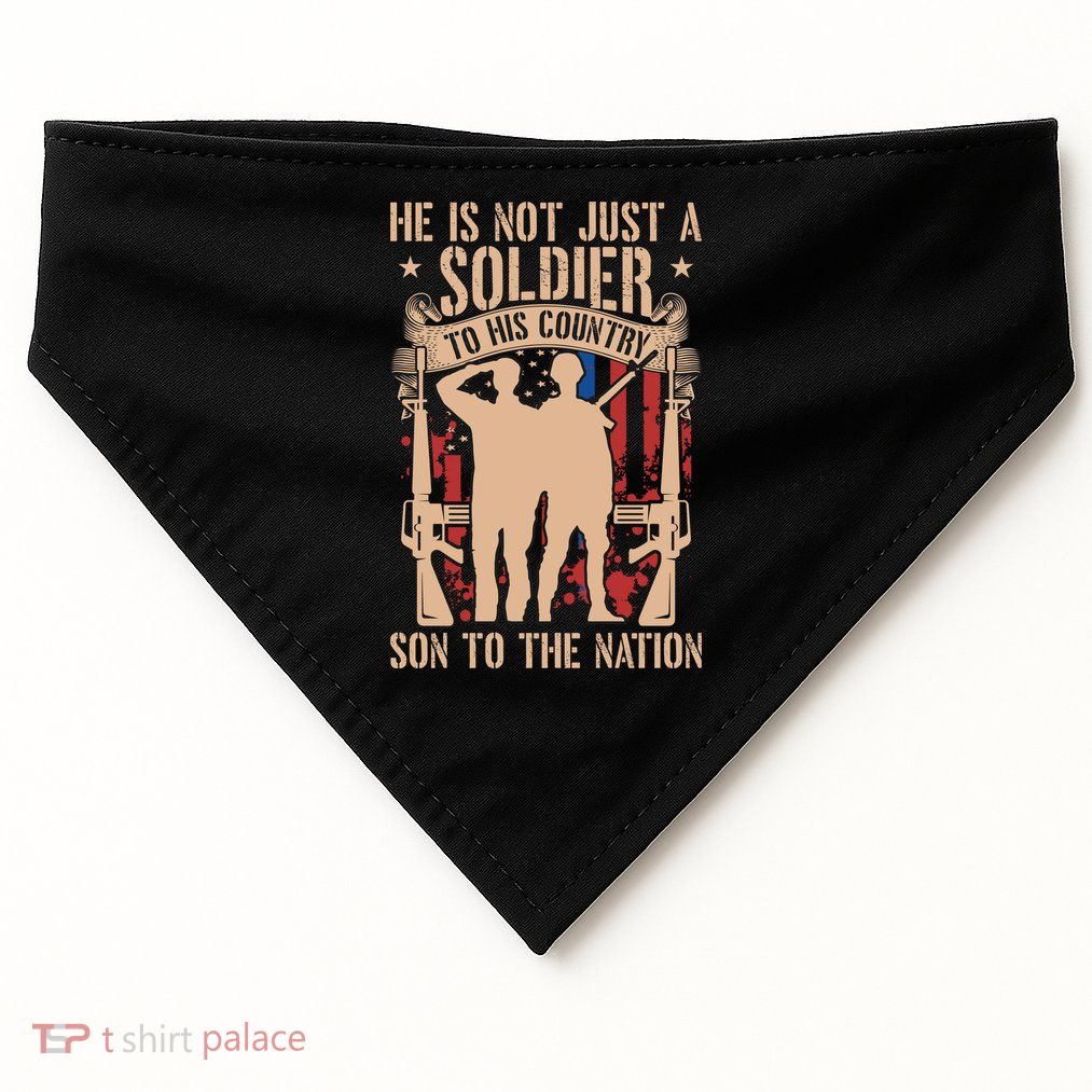 Veterans Day T USA-Made Doggie Bandana