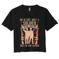 Veterans Day T Women's Crop Top Tee