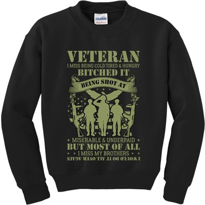 Veterans Day T Kids Sweatshirt