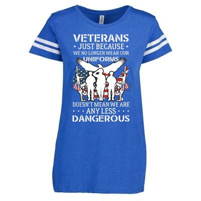 Veterans Day T Enza Ladies Jersey Football T-Shirt