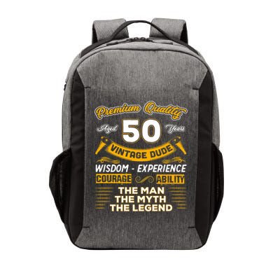 Vintage Dude The Man Myth Legend 50 Yrs 50th Birthday Shirt Vector Backpack